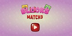 Blocks match3 - HTML5 game + mobile control. Construct 2 (.capx)