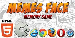 Memes Face HTM5 Memory Game - Mobile Optimized