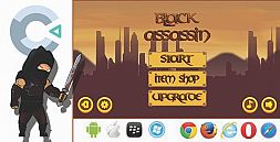 Black Assassin - HTML5 Game + Mobile Version (Construct 3 / C3P)