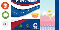 Flappy Trump HTML5 Game