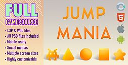 Jump Mania - HTML5 Game (Construct 3)