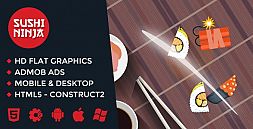 Sushi Ninja - Cut Sushi HTML5 Game