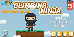 Climbing Ninja - HTML5 Game