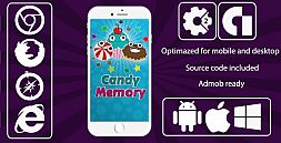 Candy Memory Game + Admob