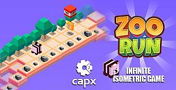 Isometric Zoo Run Game