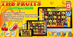 Slot Machine The Fruits - HTML5 Casino Game