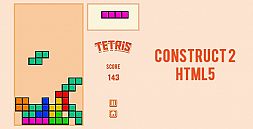 Tetris HTML5 Construct 2 Game
