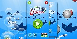 Bubbles world - HTML5 fun game + Mobile control + AdMob