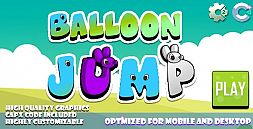 Balloon Jump (C2,C3,HTML5) Game.