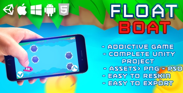 Float Boat - HTML5 Game