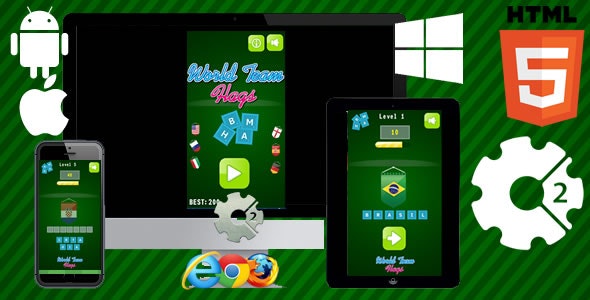 World Team Flags Html5 Game(CAPX)