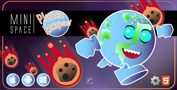 Planet Escapes! • HTML5 + C2 Game • Mini Space Series