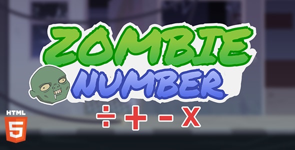 Zombie Number - HTML5 Math Game