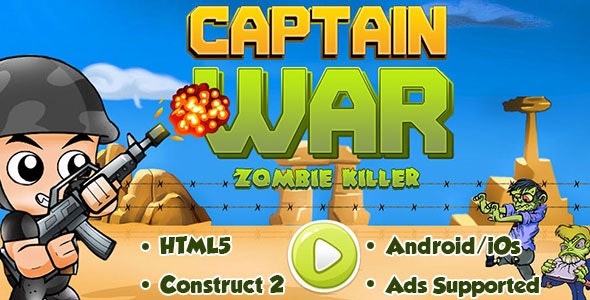 Captain War : Zombie Killer 