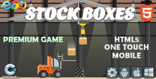 Stock Boxes - HTML5 Game (Construct 2)(Construct 3)