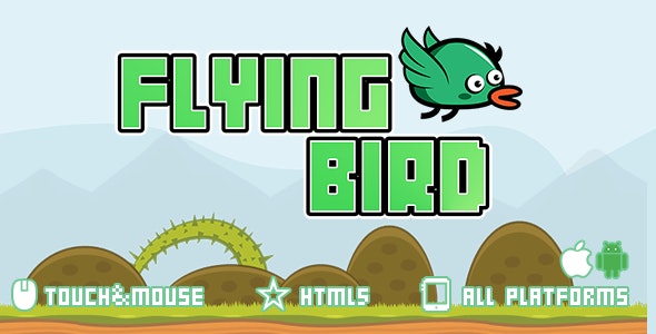 Flying Bird-html5 mobile game