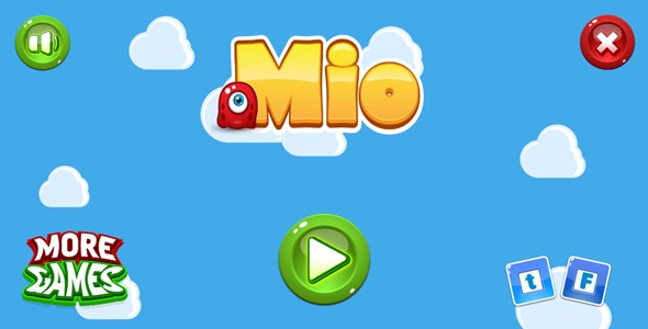 Mio - HTML5 game. Construct2 (.capx) + mobile