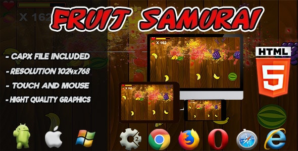 Fruit Samurai - Html5 Game