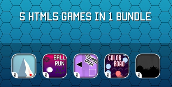 Games Bundle - 5 HTML5 Games (CAPX)