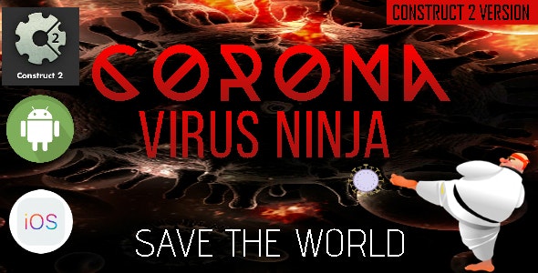 CoronaVirus Ninja Construct 2 CAPX Game