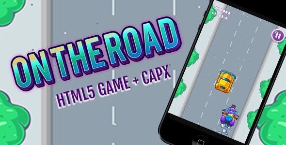 On The Road Endless Game HTML5 + CAPX