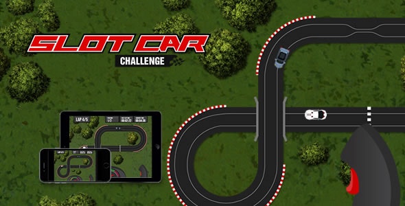 Slot Car Challenge - HTML5 Game