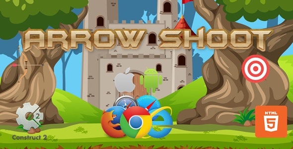 Arrow Shoot - HTML5 Construct 2 Game (.Capx)