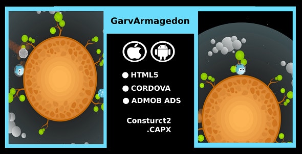 GarvArmagedon - HTML5 Platform Game