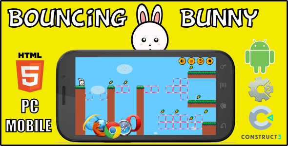 Bouncing Bunny HTML5 Game