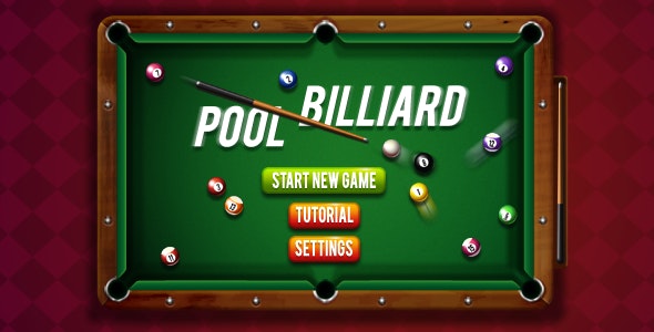 8 Ball Pool Billiards - HTML5 Sports Game