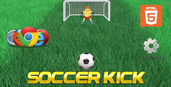 Soccer Kick - HTML5 - Casual Game