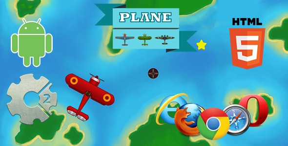 Plane HTML5 Game 